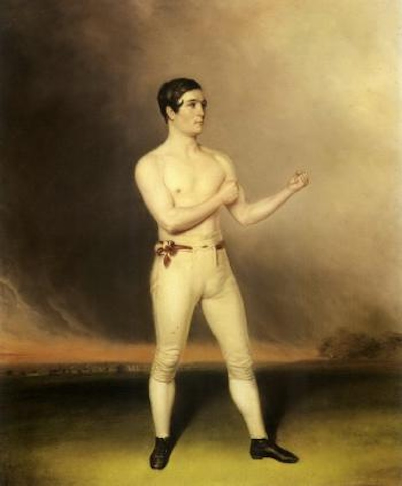 Portrait of prizefighter, traditionally identified as Dick Cain by English School