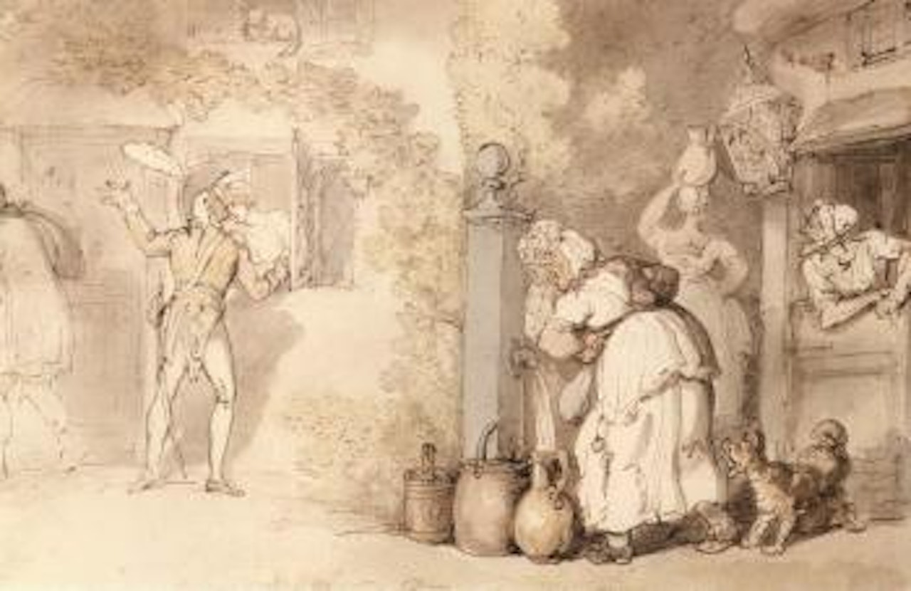 Cuckhold's lover by Thomas Rowlandson