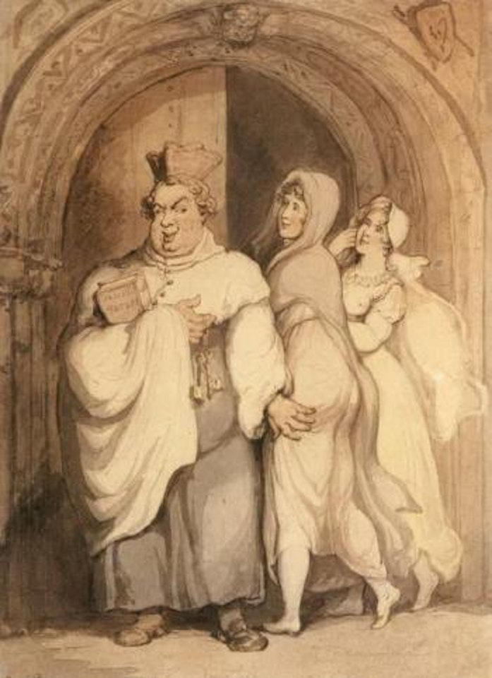 Devotees by Thomas Rowlandson