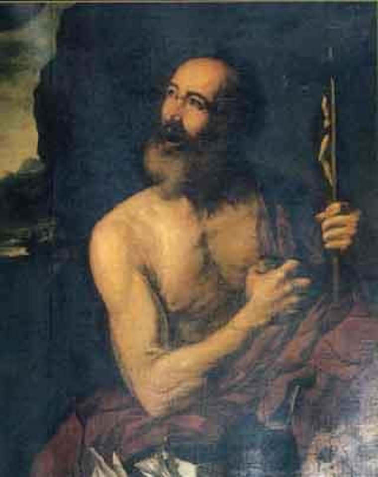 Saint Jerome at the mouth of a cave by Jusepe de Ribera