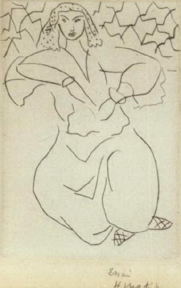 Orientale assise by Henri Matisse