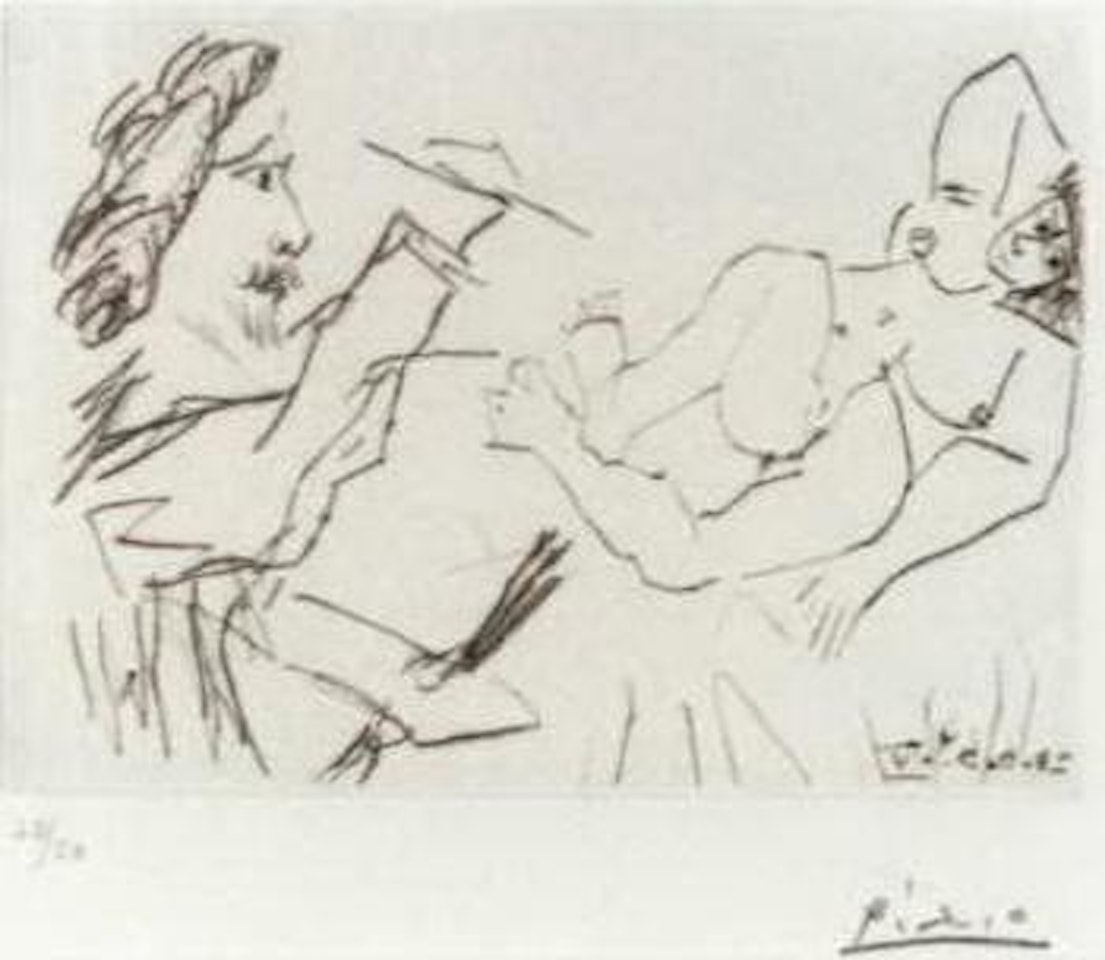 Flutiste grec by Pablo Picasso