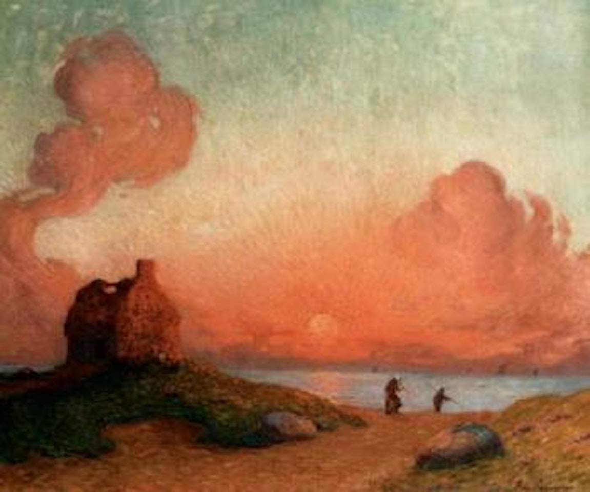 Coucher de soleil by Ferdinand du Puigaudeau
