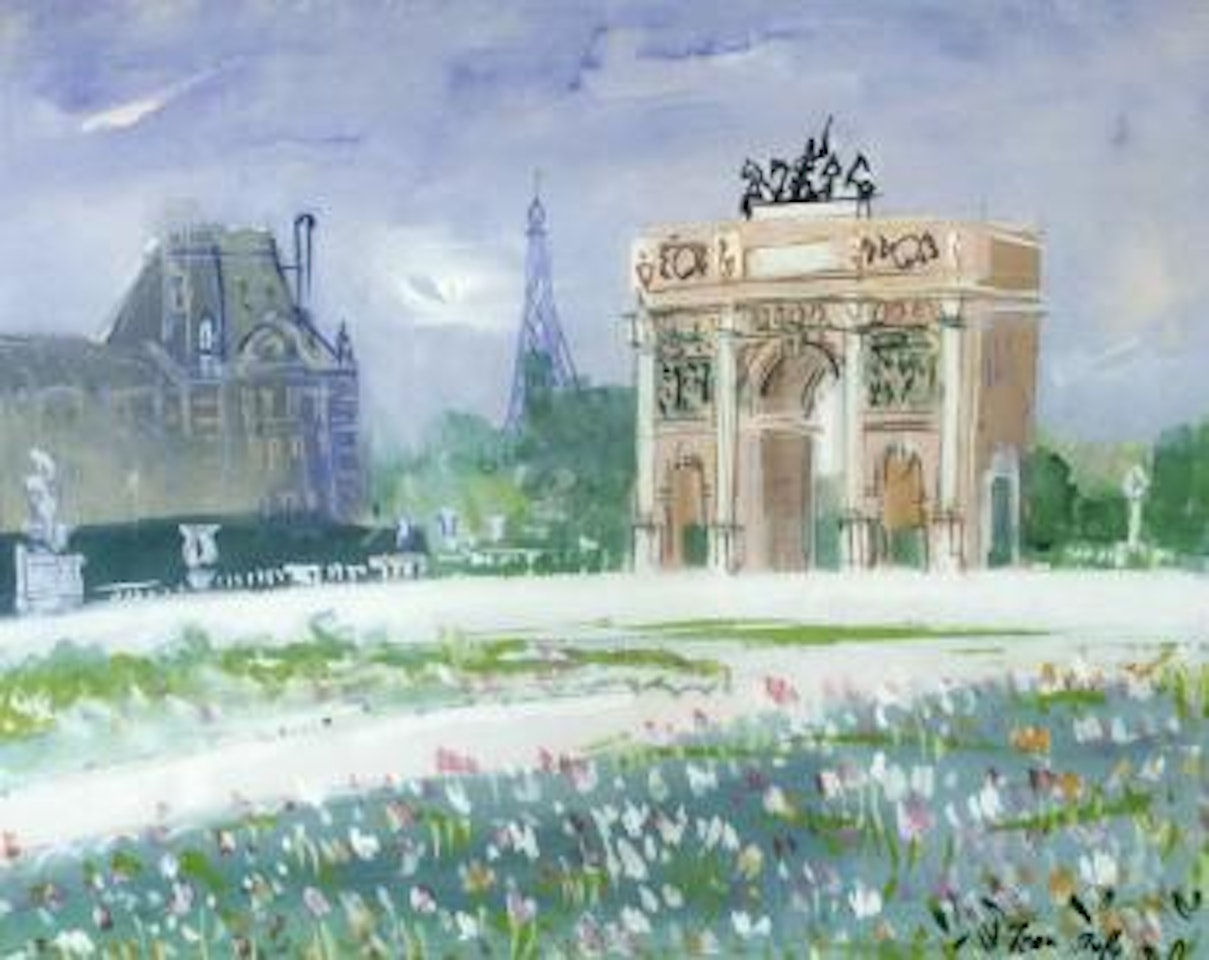 Jardin des Tuileries by Jean Dufy