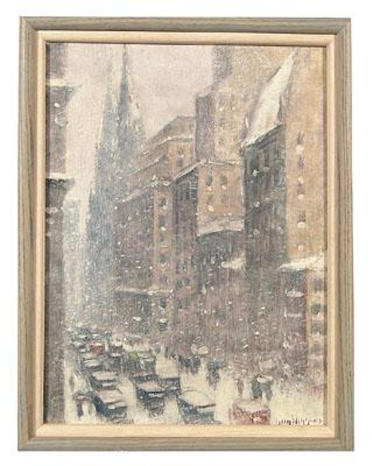 Fifth Avenue snow storm by Guy Carleton Wiggins