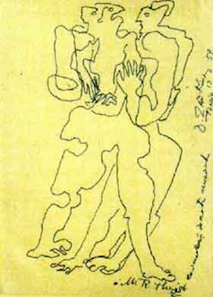Deux personnages by Ossip Zadkine