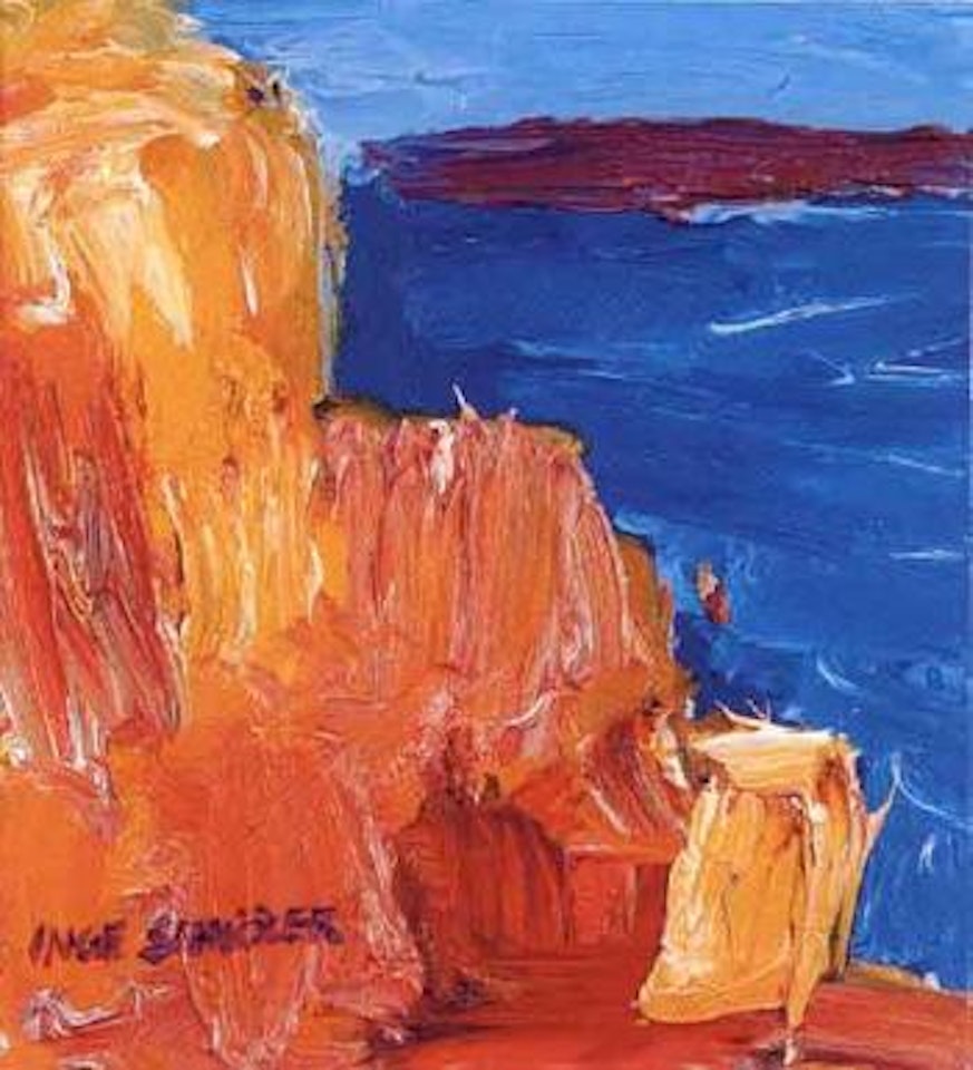 Coastal landscape by Inge Schiöler