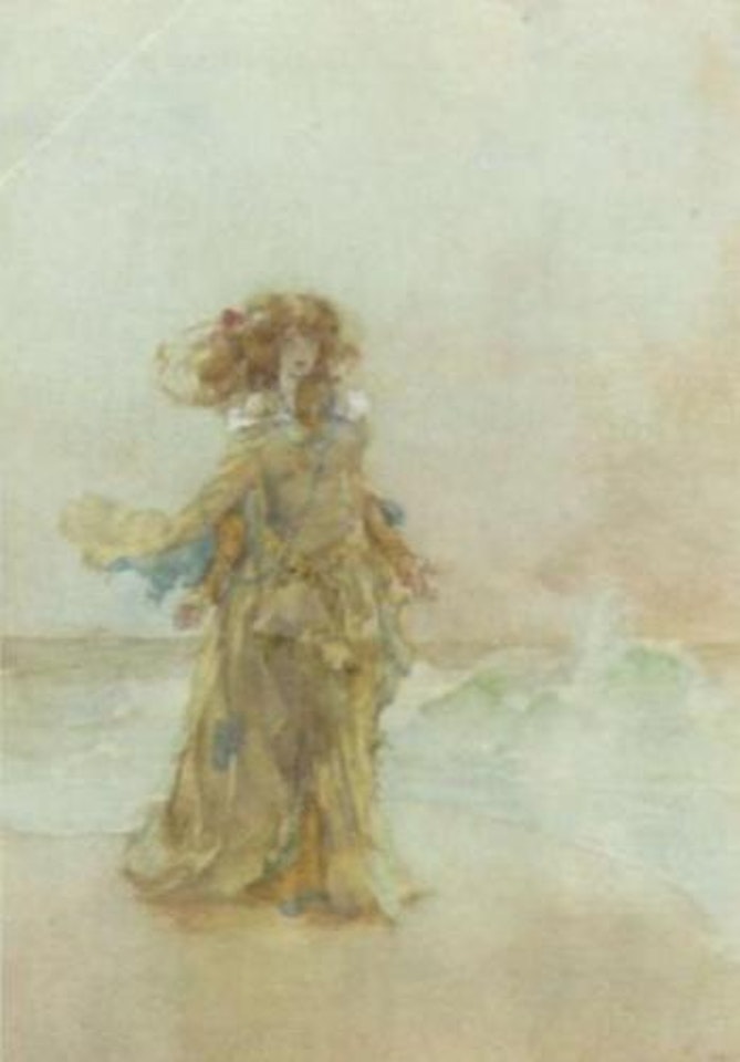Figure on the shore by William Russell Flint