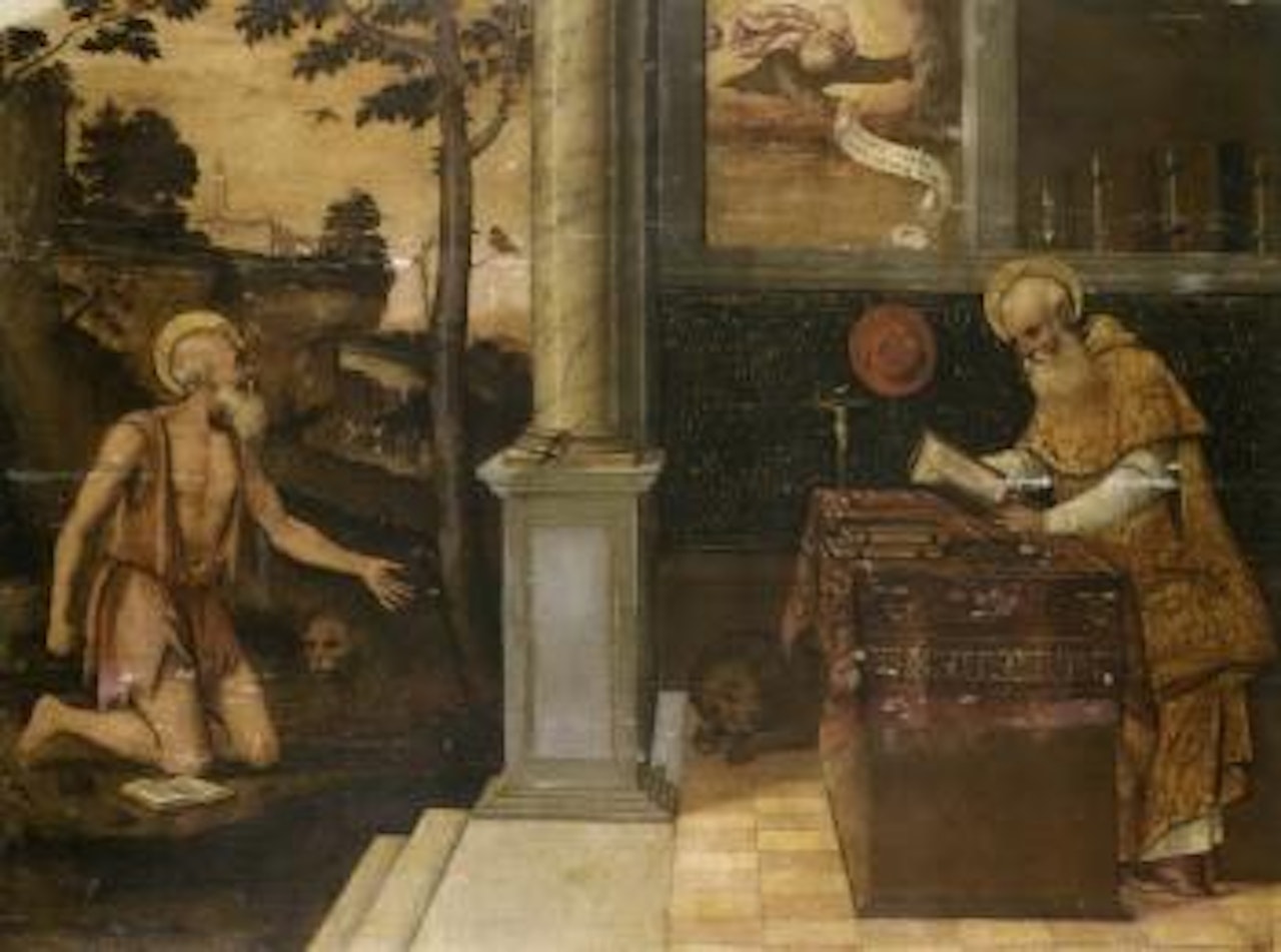 Scenes from the life of Saint Jerome by Venetian School
