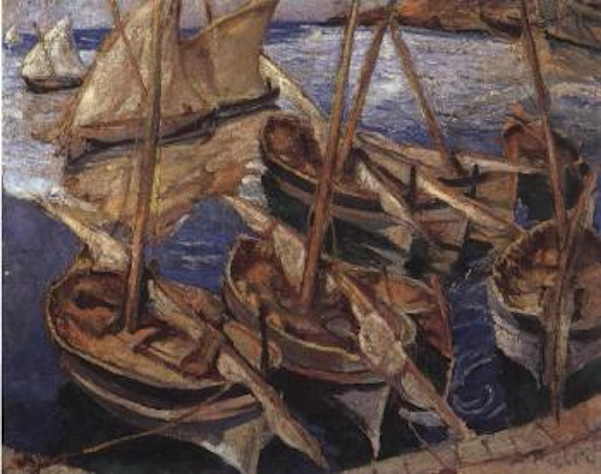 Southern harbour by Mela Muter