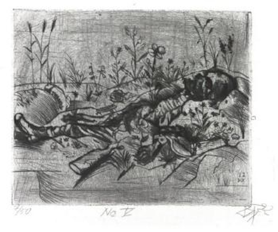 Dead soldier by Otto Dix