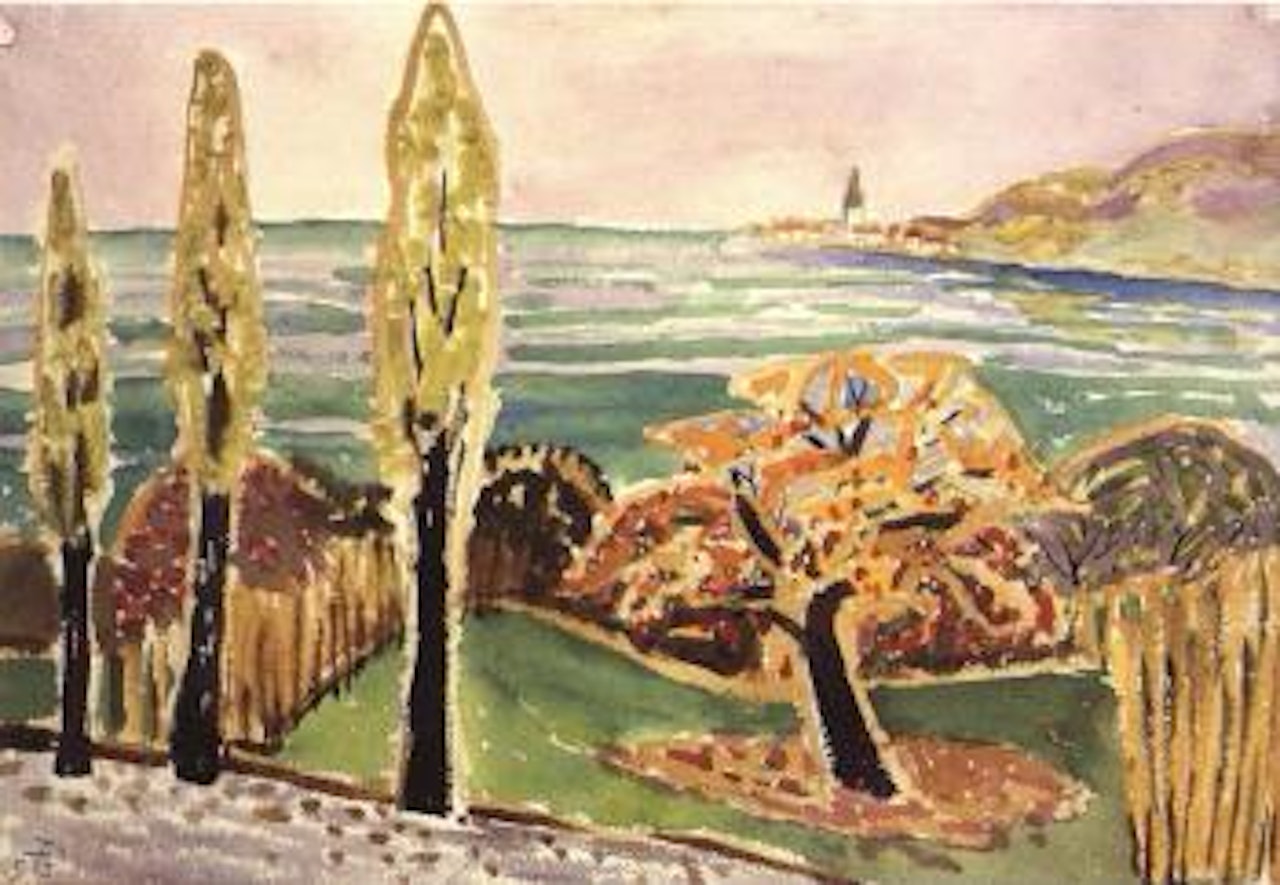 Bodensee landscape by Otto Dix