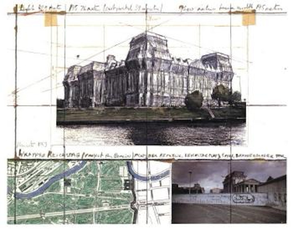 Wrapped Reichstag - Project for Berlin by Christo