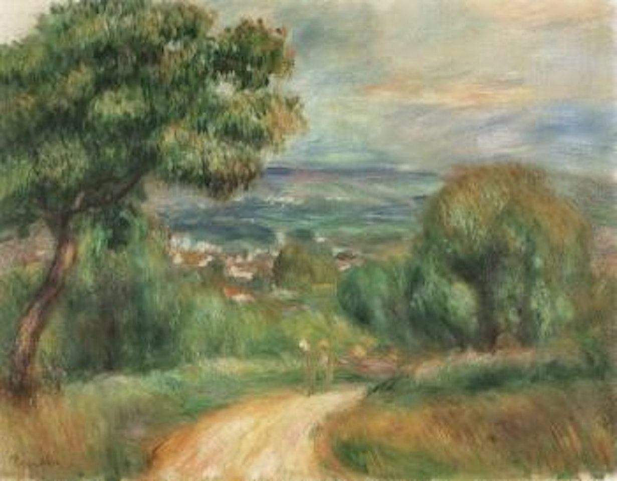 Paysage aux environs d'Essoyes by Pierre-Auguste Renoir