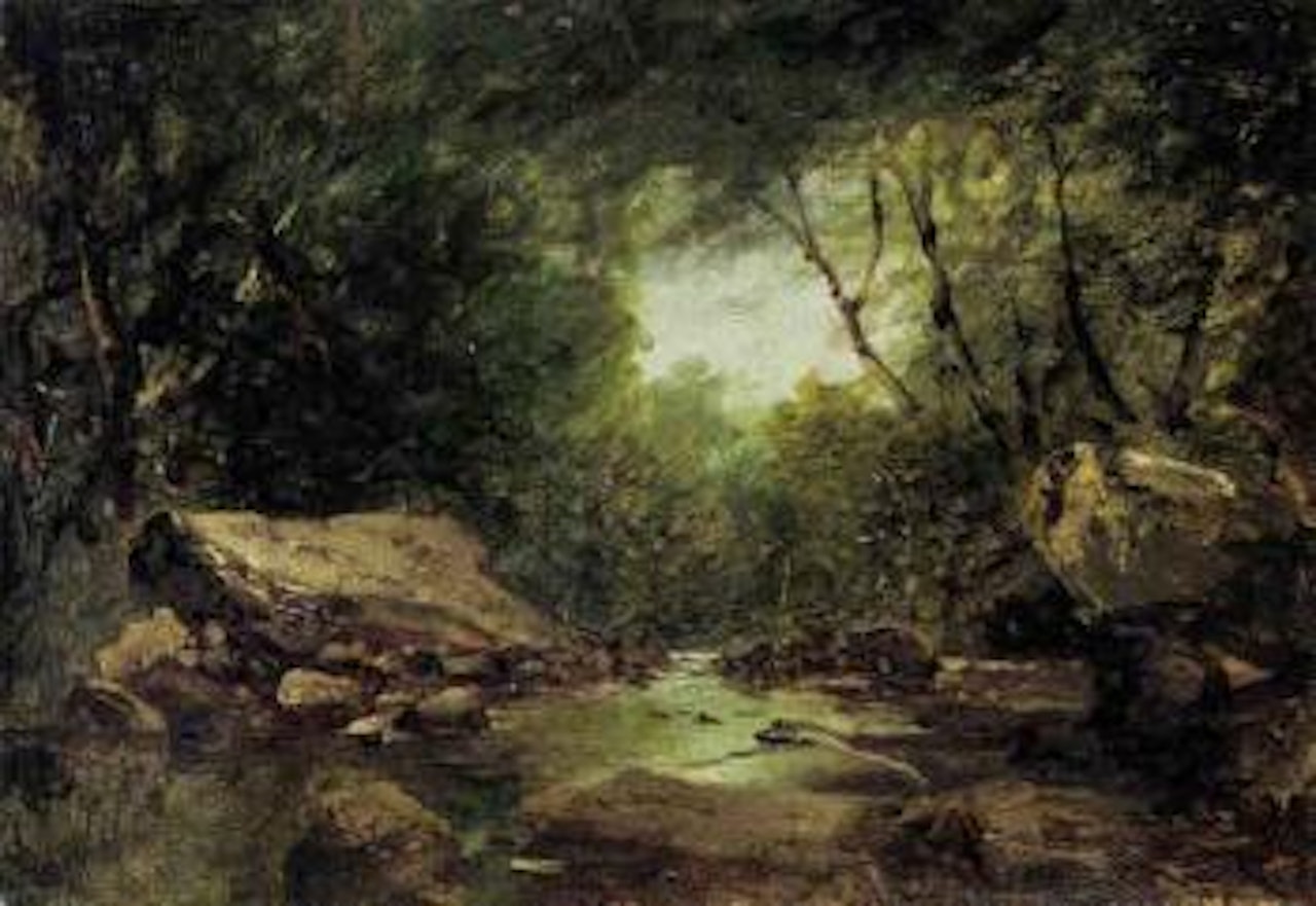 Brook in the Catskills by John Frederick Kensett