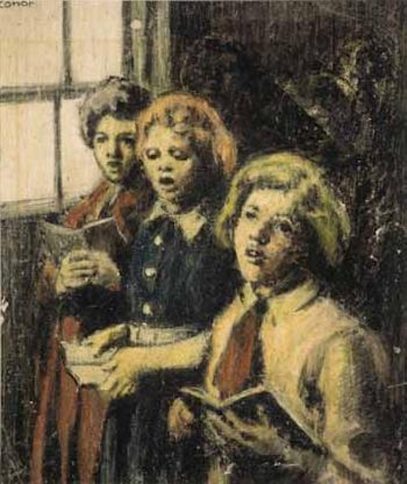 Three choir girls by William Conor