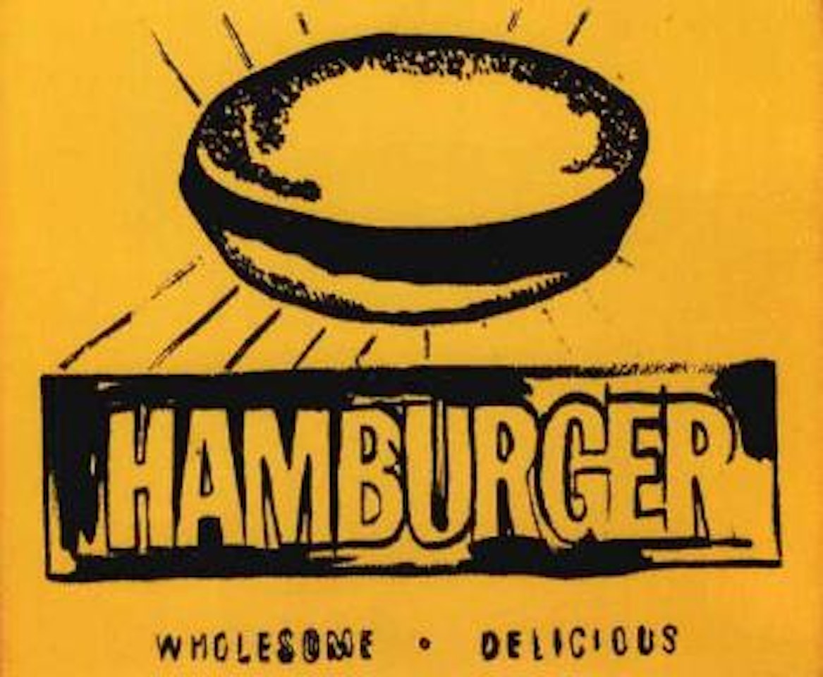 Hamburger by Andy Warhol