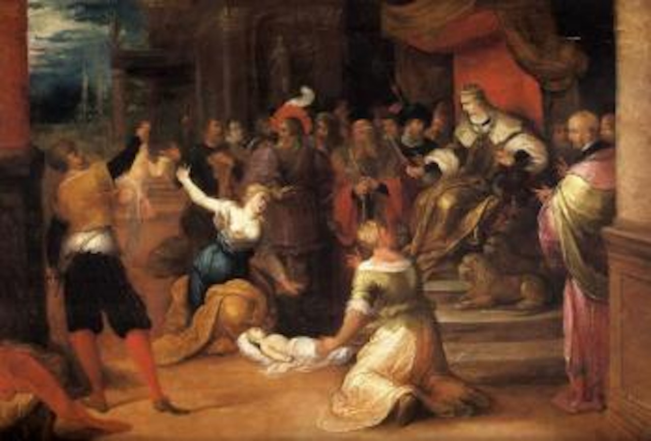 Salomon's judgement by Frans Francken II