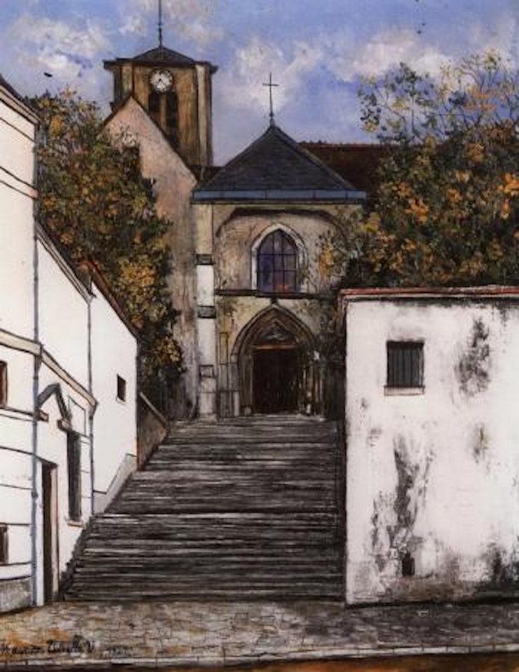 Eglise d'Ivry-Sur-Seine by Maurice Utrillo