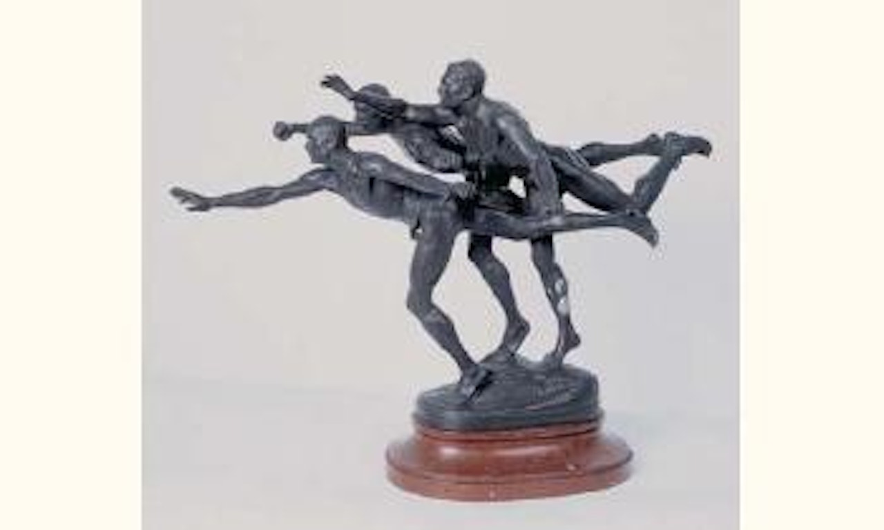 Trois athletes by Alfred Boucher