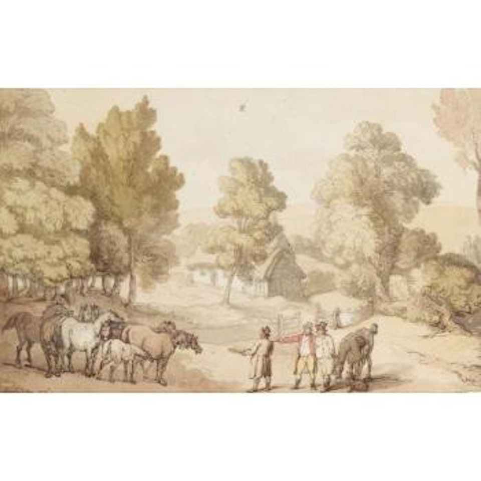 Horse traders by Thomas Rowlandson