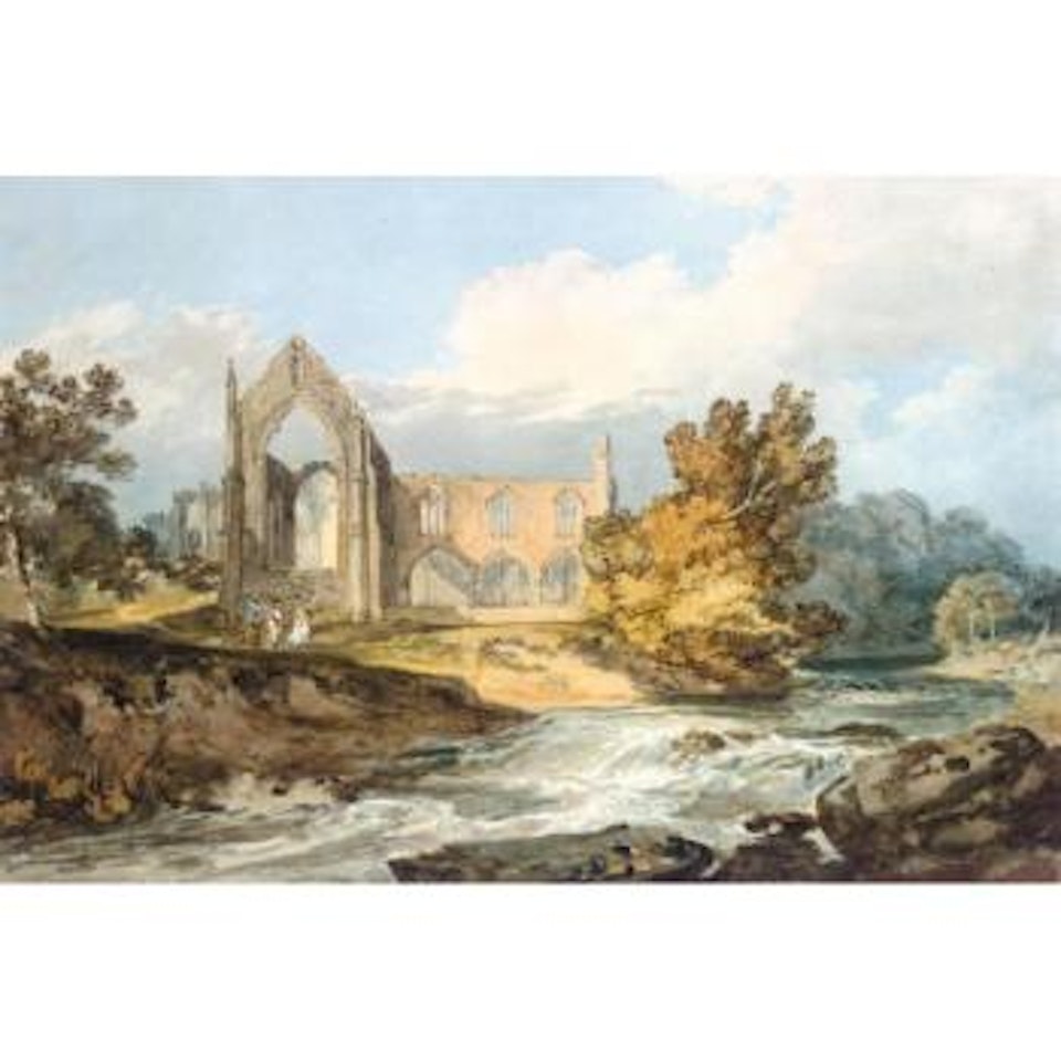 Bolton Abbey, Yorkshire on the Wharfe by Joseph Mallord William Turner