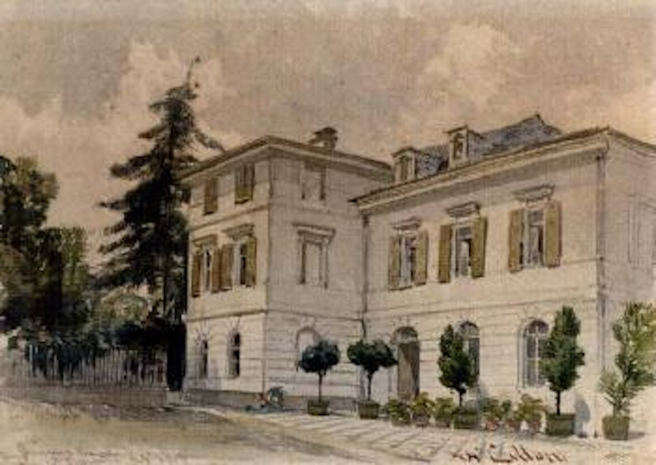 Prince's house at Bonn by William Callow