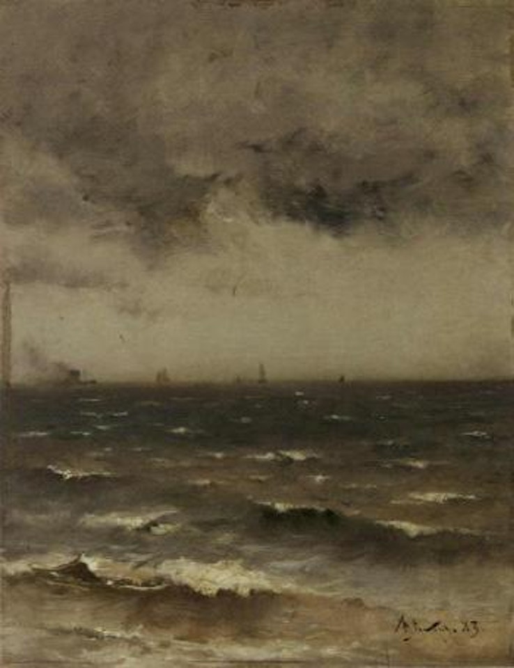 Temps de brise au large du Havre by Alfred Stevens