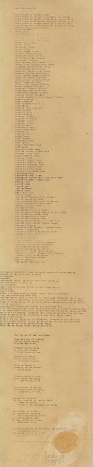 Food for thought by Joseph Beuys