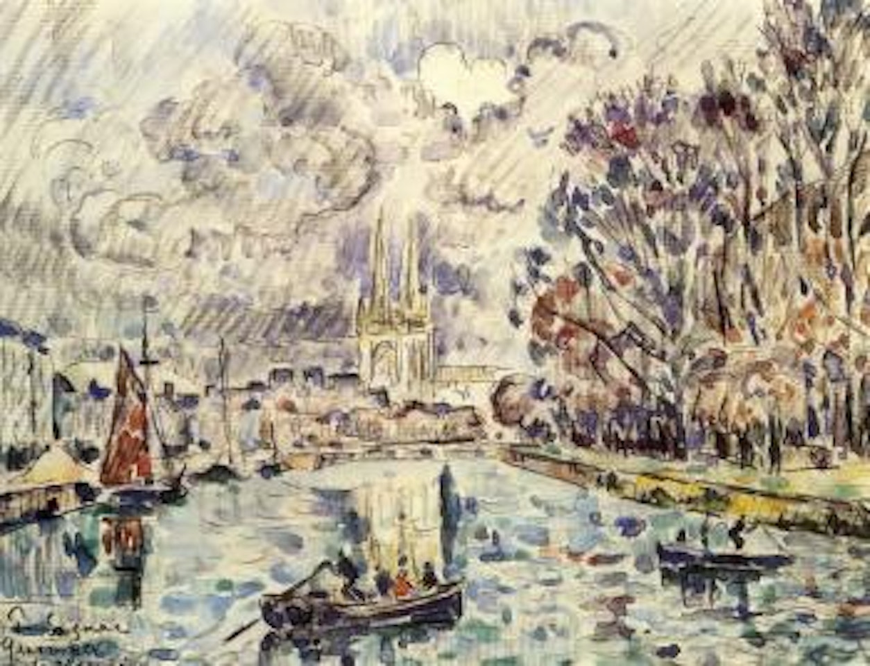 Quimper by Paul Signac