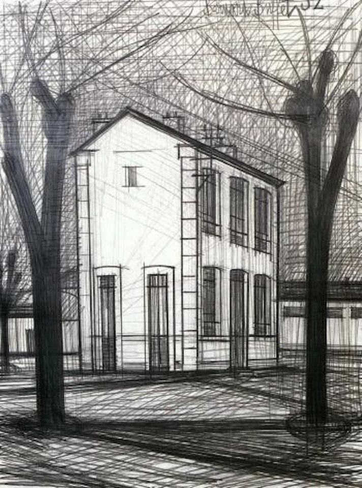 Cour de l'usine by Bernard Buffet