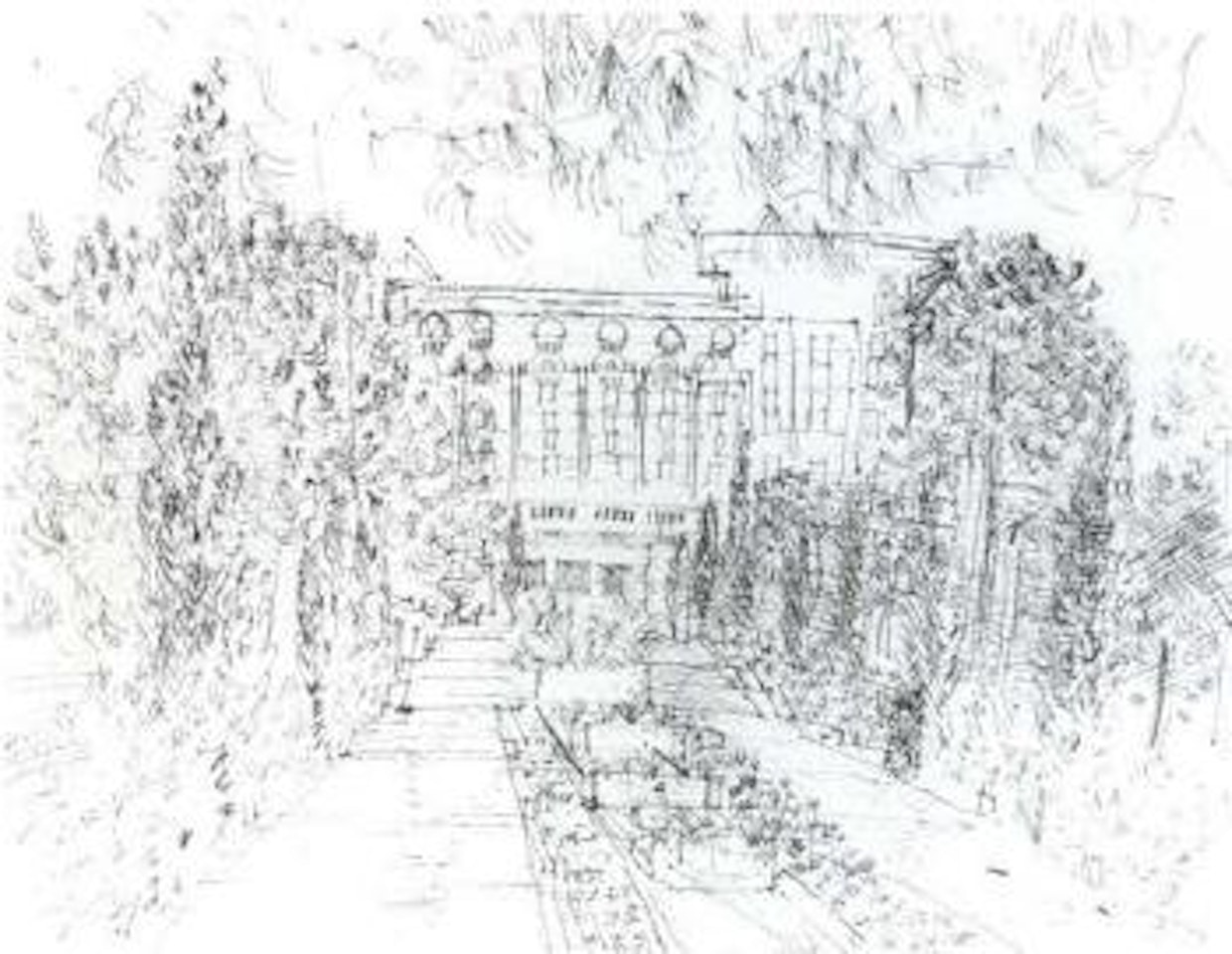 Jardins du Val d'Esquieres by Raoul Dufy