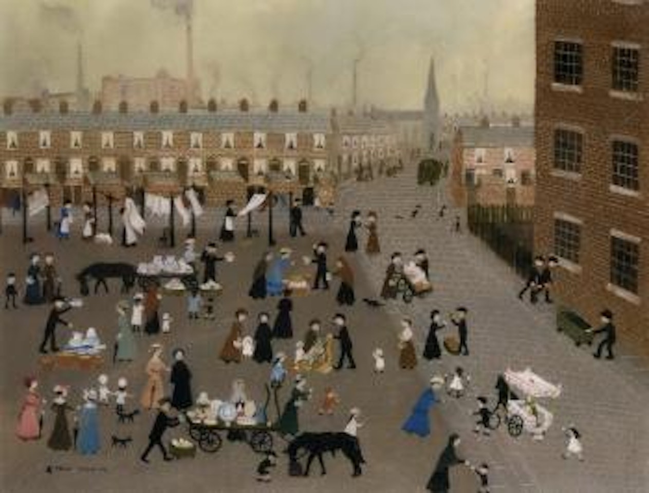 Oh! the pot market's arrived by Helen Bradley