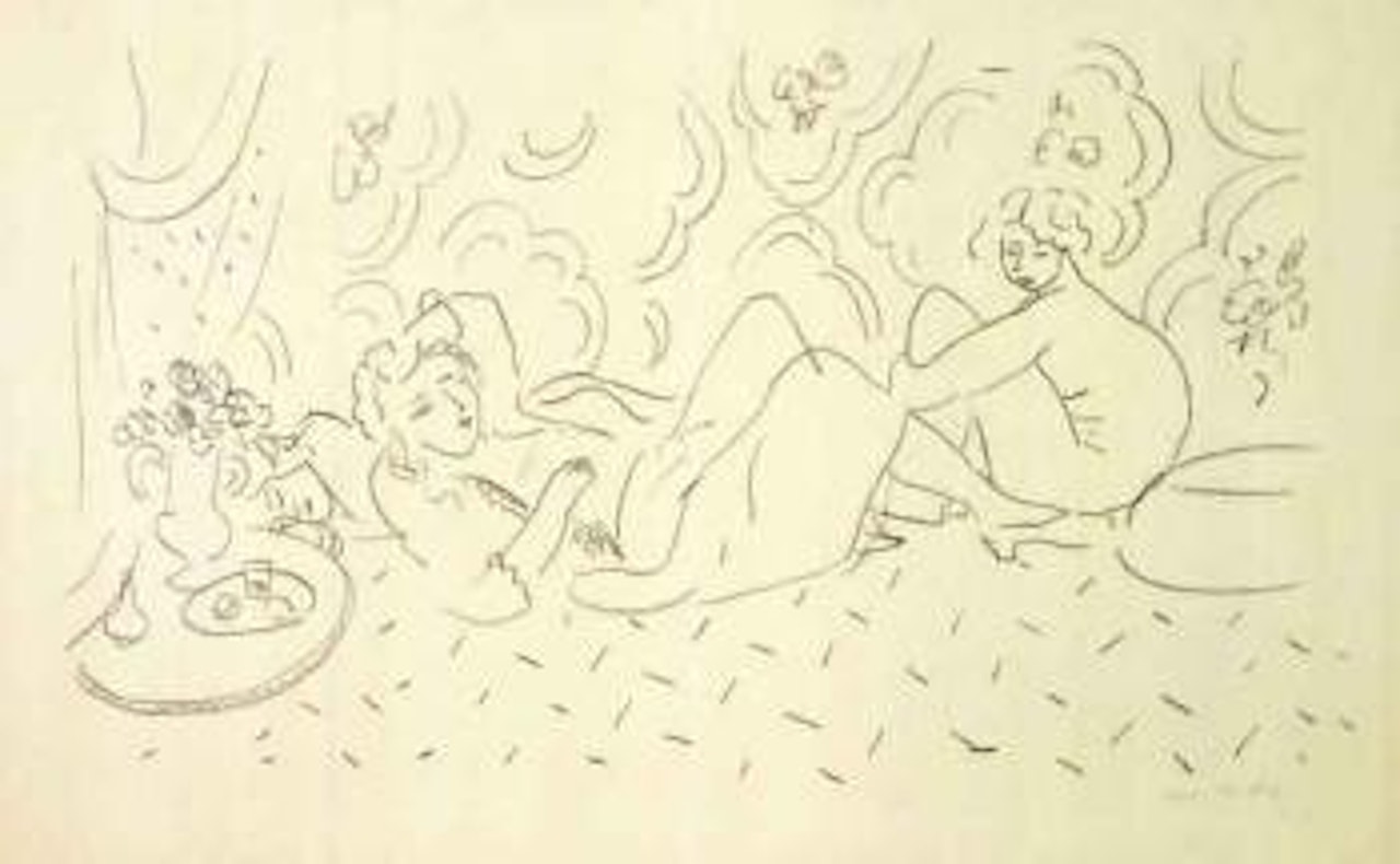 Les trois modeles by Henri Matisse