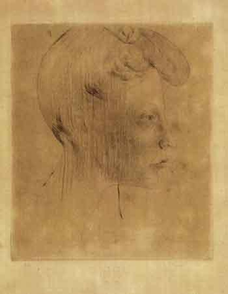 Tete de femme de profil by Pablo Picasso