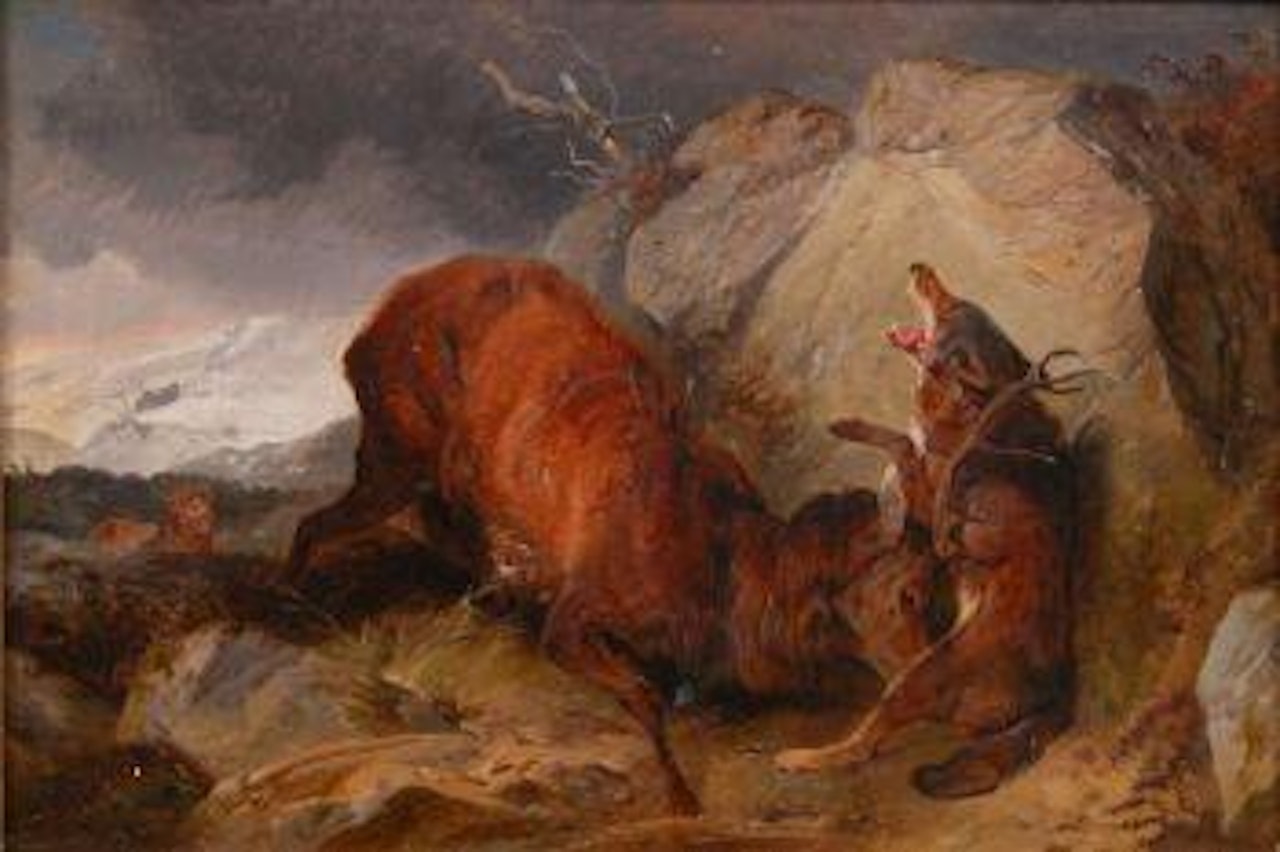 Last lesson from a Horn Buck by Richard Ansdell