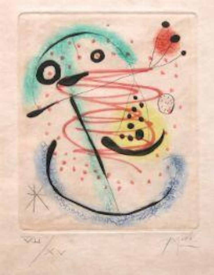 Series XVI by Joan Miró