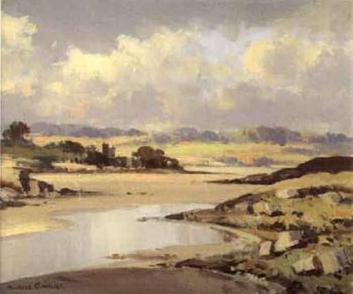 Doe Castle from Lackagh, Co. Donegal by Maurice Canning Wilks