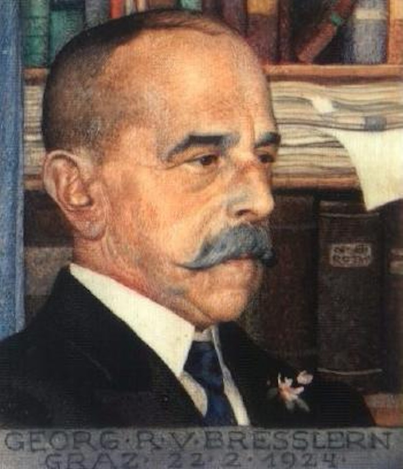 Portrait of Georg R von Bresslern by Norbertine Bresslern-Roth