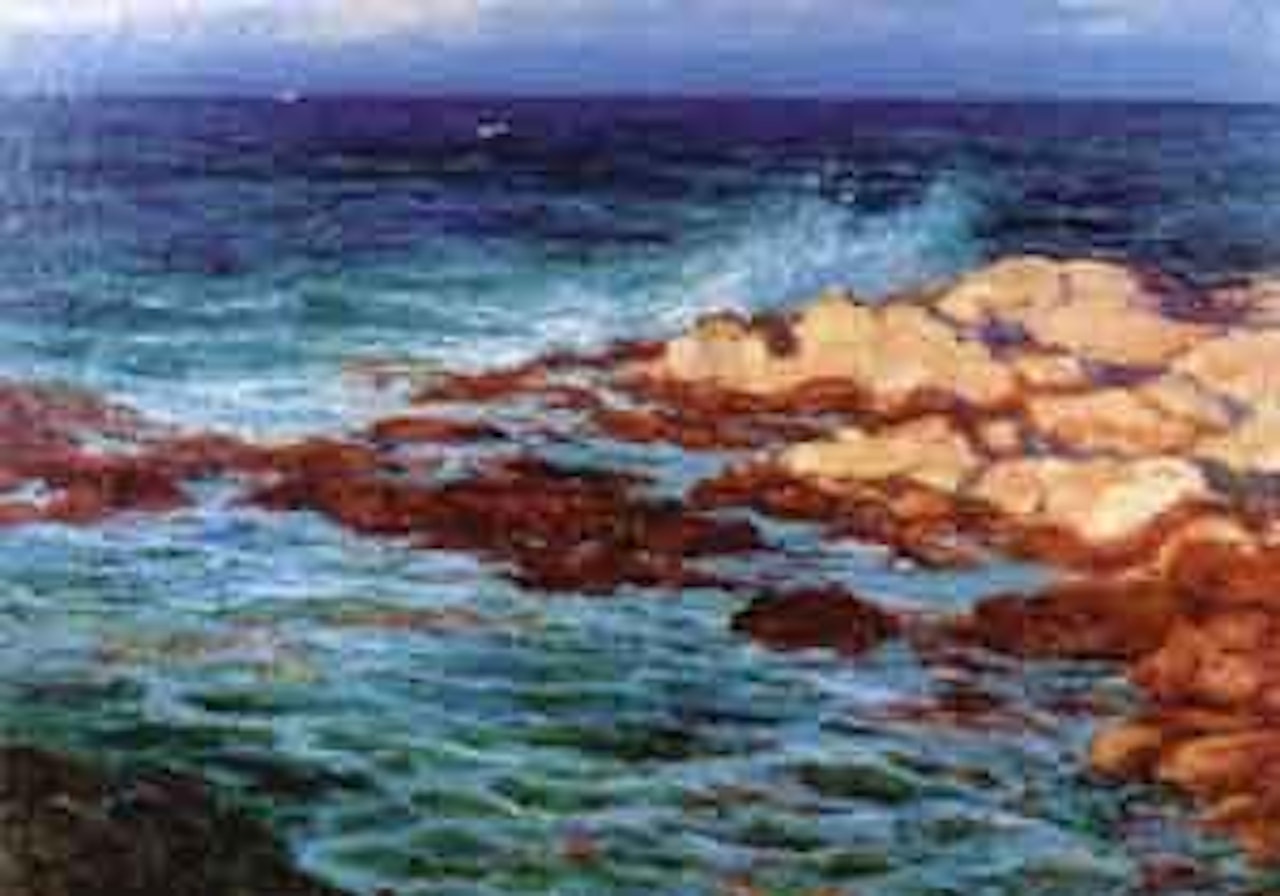 Sea at Dubrovnik by Karel Langer