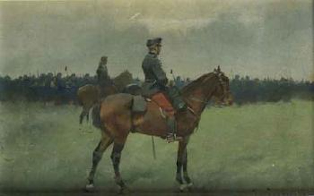 Battle scene by Jose Cusachs Y Cusachs