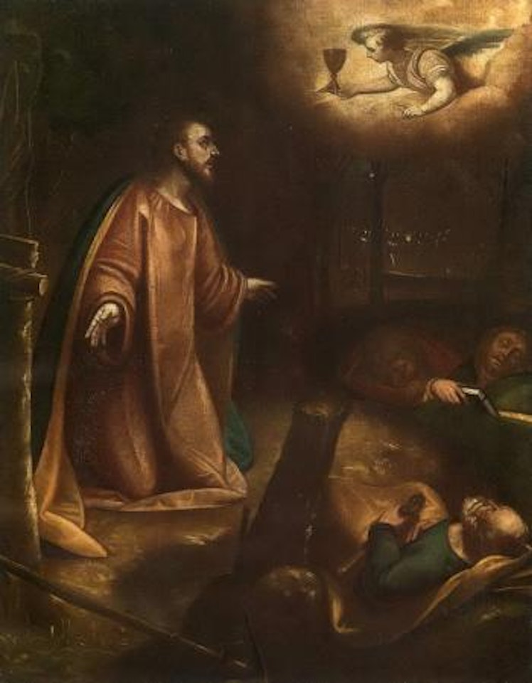 Jesus in the Jetsemanih by Luca Cambiaso