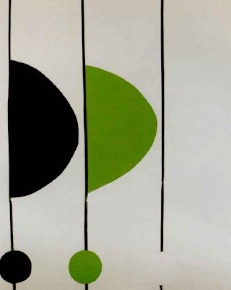 Green, black and white alone by Terry Frost