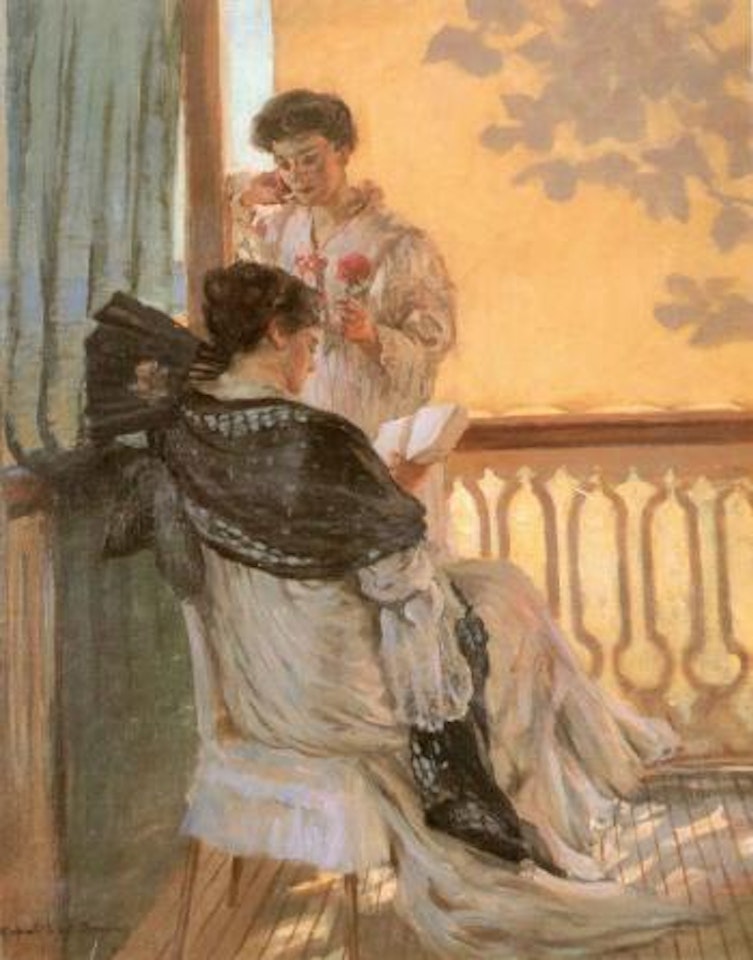 On the balcony by Rupert Charles Wulsten Bunny