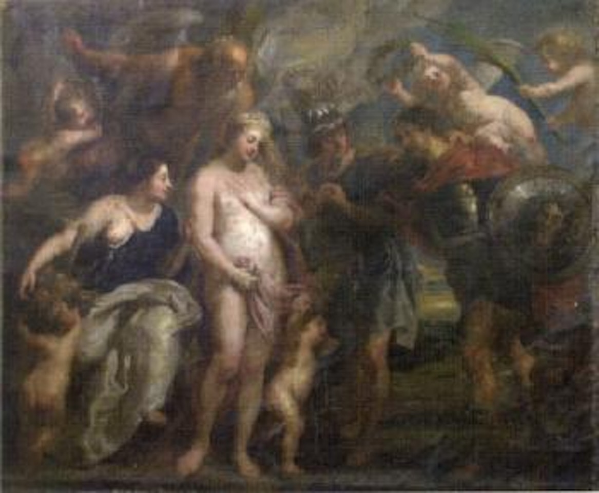 Minerrva protecting Pax from Mars by Peter Paul Rubens