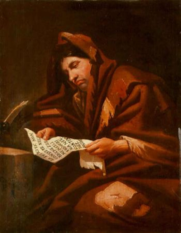 Philosopher at a table by Venetian School