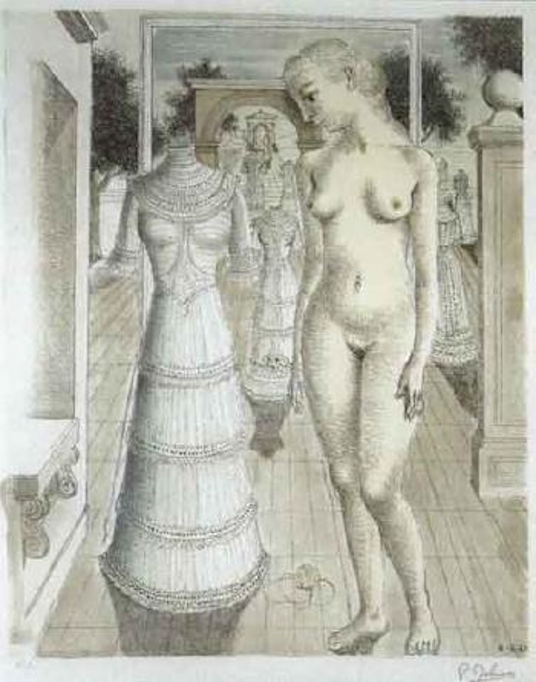 Robe du dimanche by Paul Delvaux