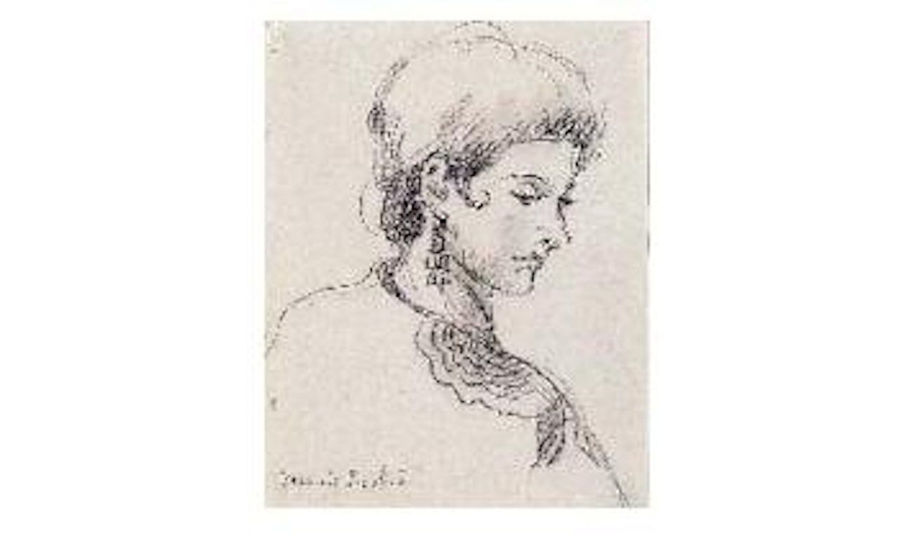 Jeune femme de profil by Francis Picabia