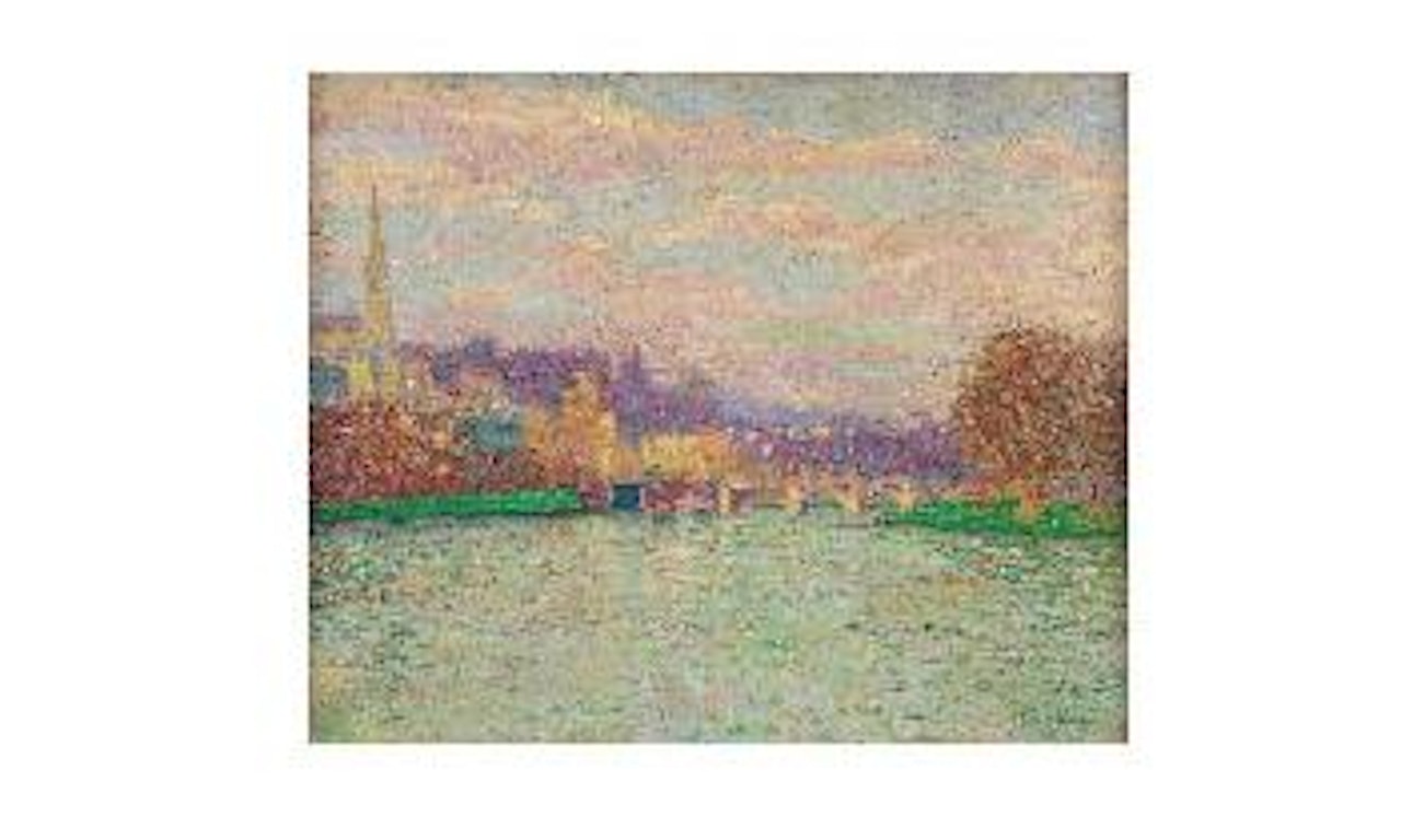 Apres la pluie a la Roche-Guyon by Auguste Herbin