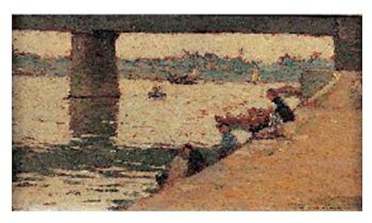 Pecheurs en bord de Seine by Henri Le Sidaner